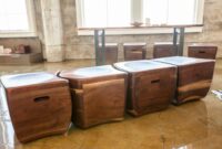 Nesting stools for extra seating