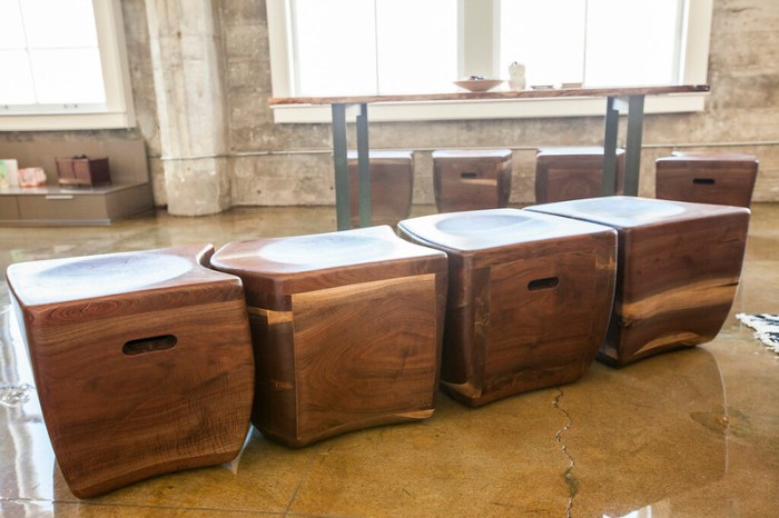 Nesting stools for extra seating