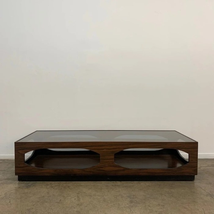 Items similar to Modern low profile square coffee table on Etsy