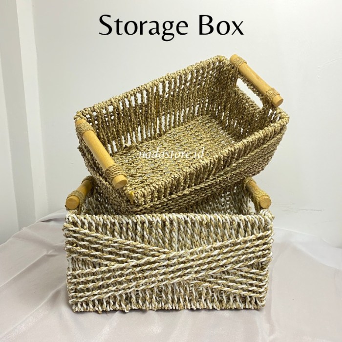 wicker basket storage bench | Storage bench with cushion, Storage bench ...