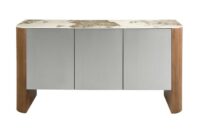 Lacquered wood and marble sideboard - Angel Cerdá