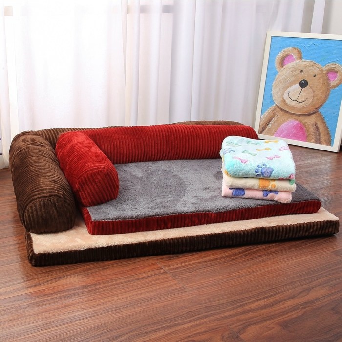 Corner Plush Pet Bed - Unicun Corner pet bed furniture for living room