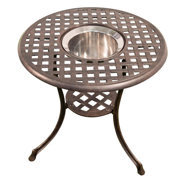 Maze Ascot Rattan Ice Bucket Side Table - CFS UK Ice bucket side table for entertaining