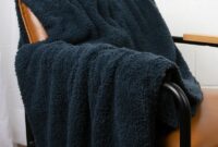 Plush throw blanket set for sofa