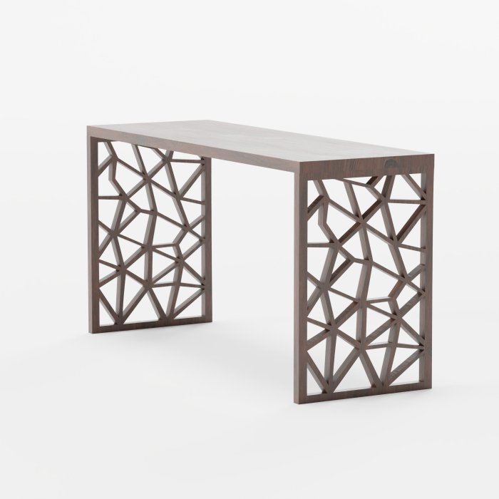 Geometric Console Table | 3D Console models | BlenderKit